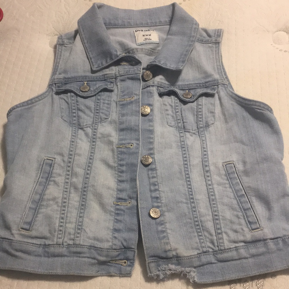 Brand new jean vest